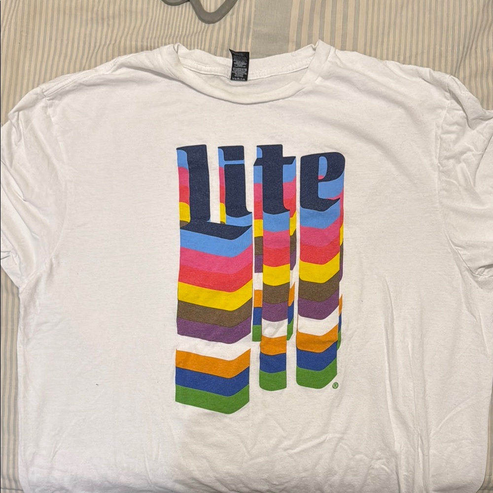 Miller Lite Rainbow Tee